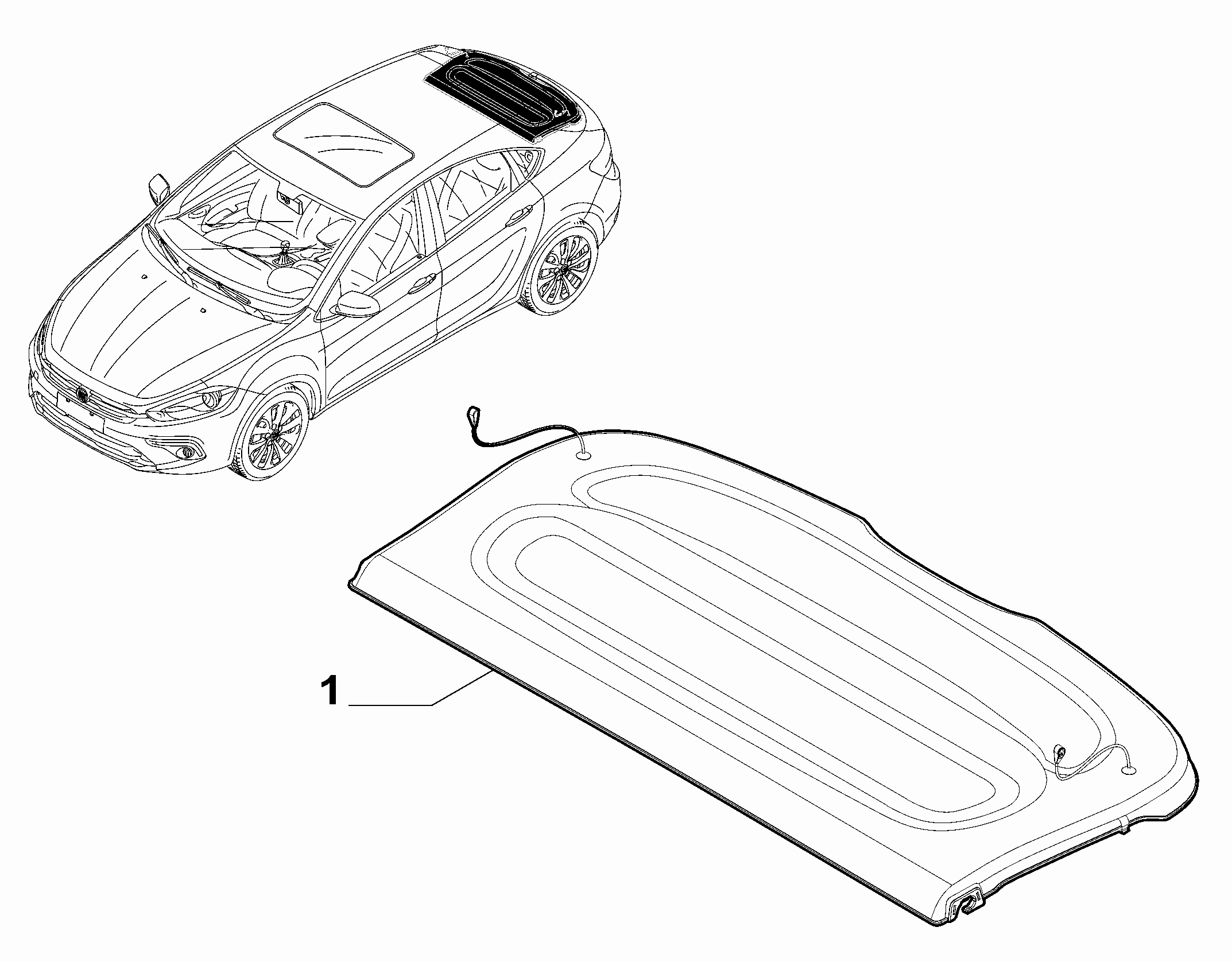70523-070 PARCEL SHELF