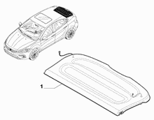 70523-070 PARCEL SHELF