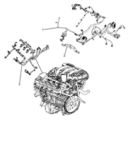 10226-040 ENGINE HARNESS AND SUPPORTS
