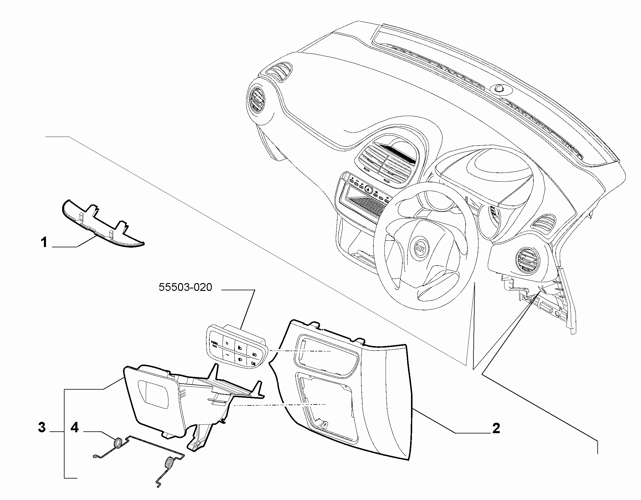 70502-050 BOOT LID COVERS