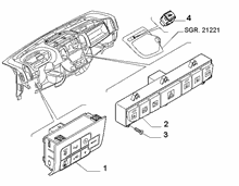 55503-020 DASHBOARD SWITCH