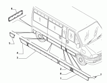 70712/00 НАРУЖНЫЕ НАКЛАДКИ И УПЛОТНИТЕЛИ 