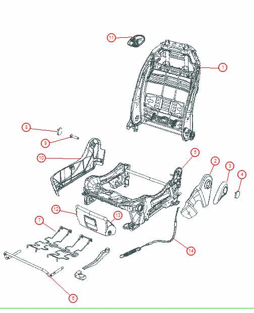 70601-022 PASSENGER SEAT FRAMES