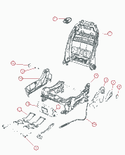 70601-022 PASSENGER SEAT FRAMES