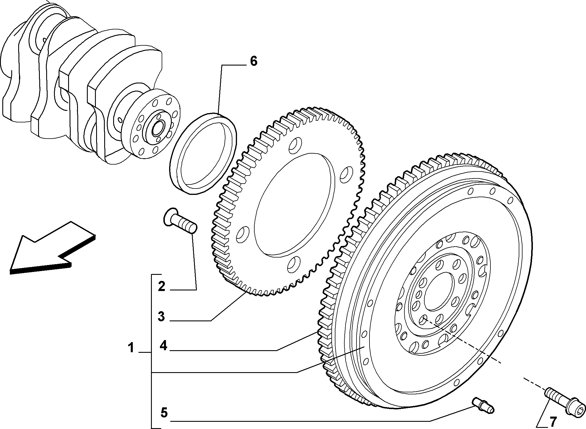 10103-020 FLYWHEEL