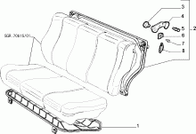 70613/00 REAR SEAT 