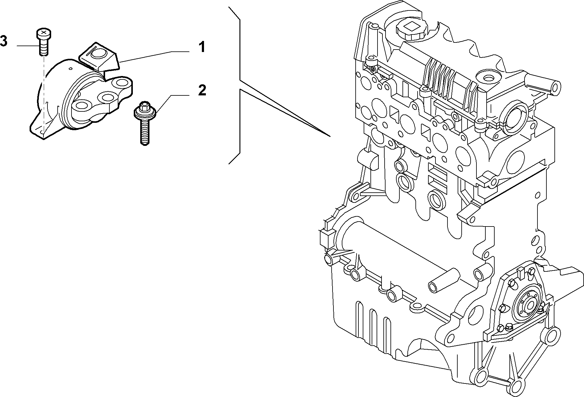 10002-010 ENGINE INLET SCREW ANCHOR AND TENSION ROD SUSPENSION