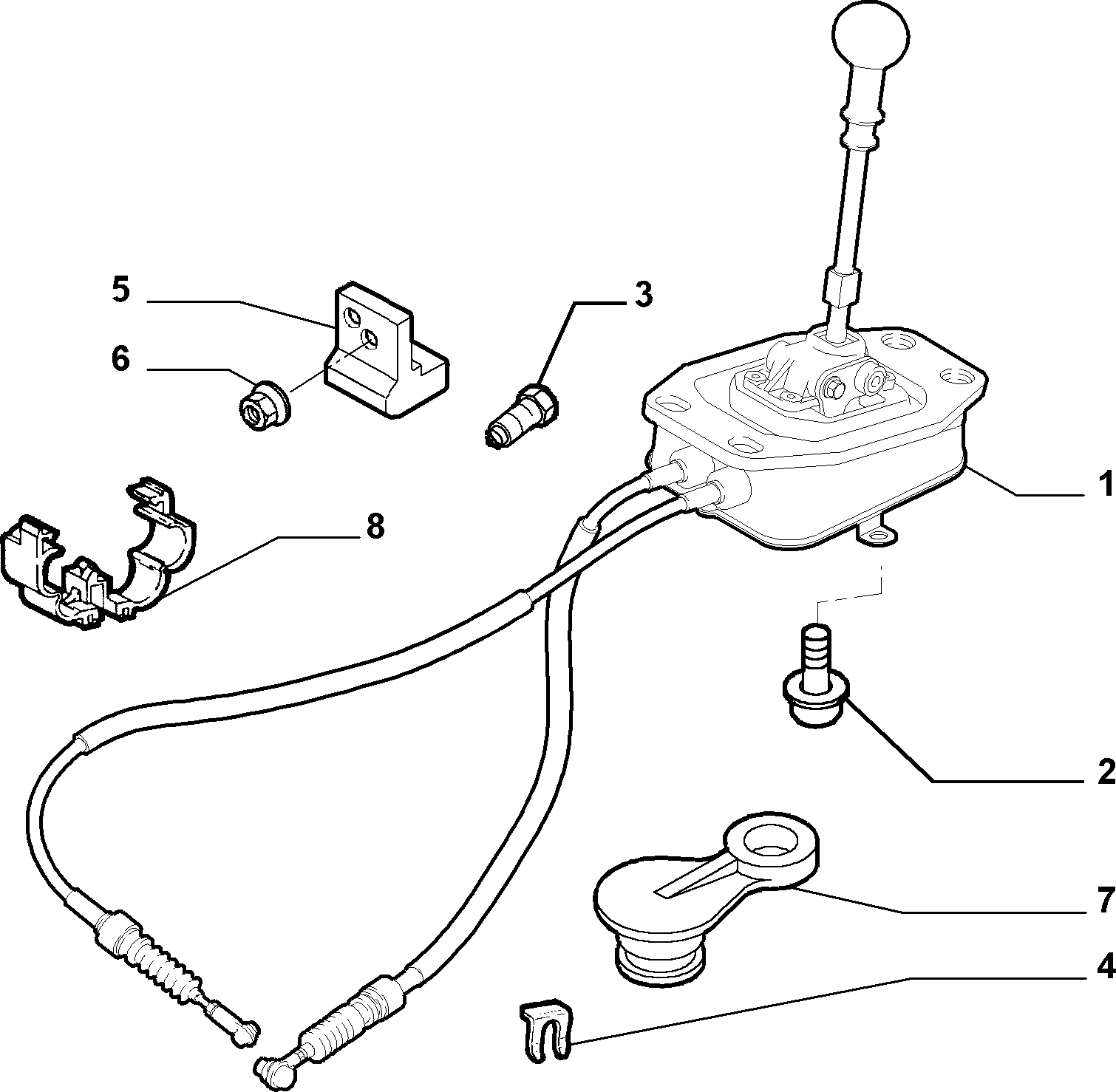 21221/00 НАРУЖНЫЕ ОРГАНЫ УПРАВЛЕНИЯ КПП