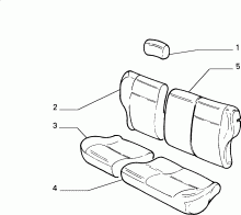70615/03 REAR SEAT LINING