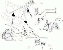 70613/05 REAR SEAT