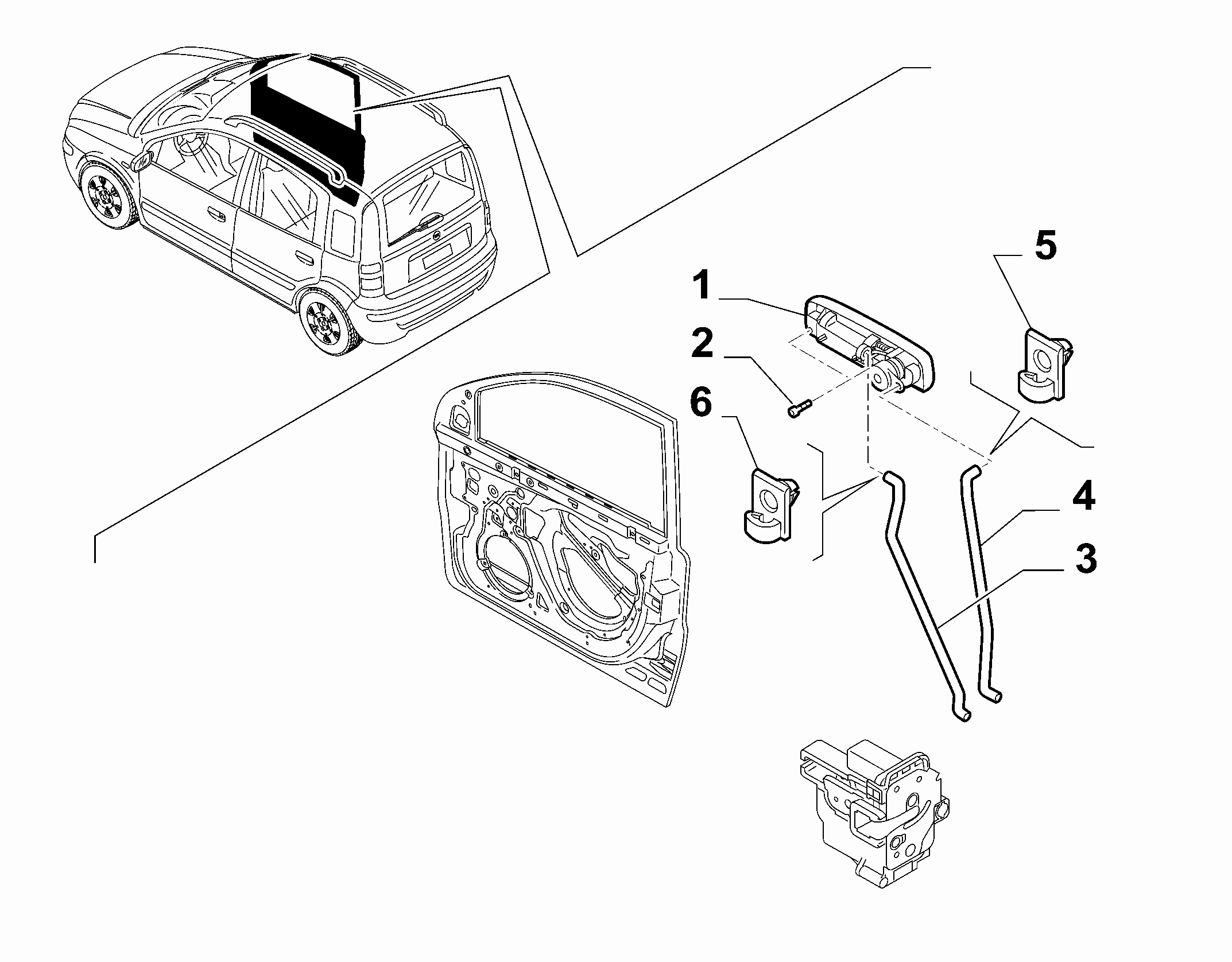 70129-060 FRONT DOOR HANDLE