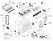 10101-050 GASKET KIT, HEAD AND CRANKCASE