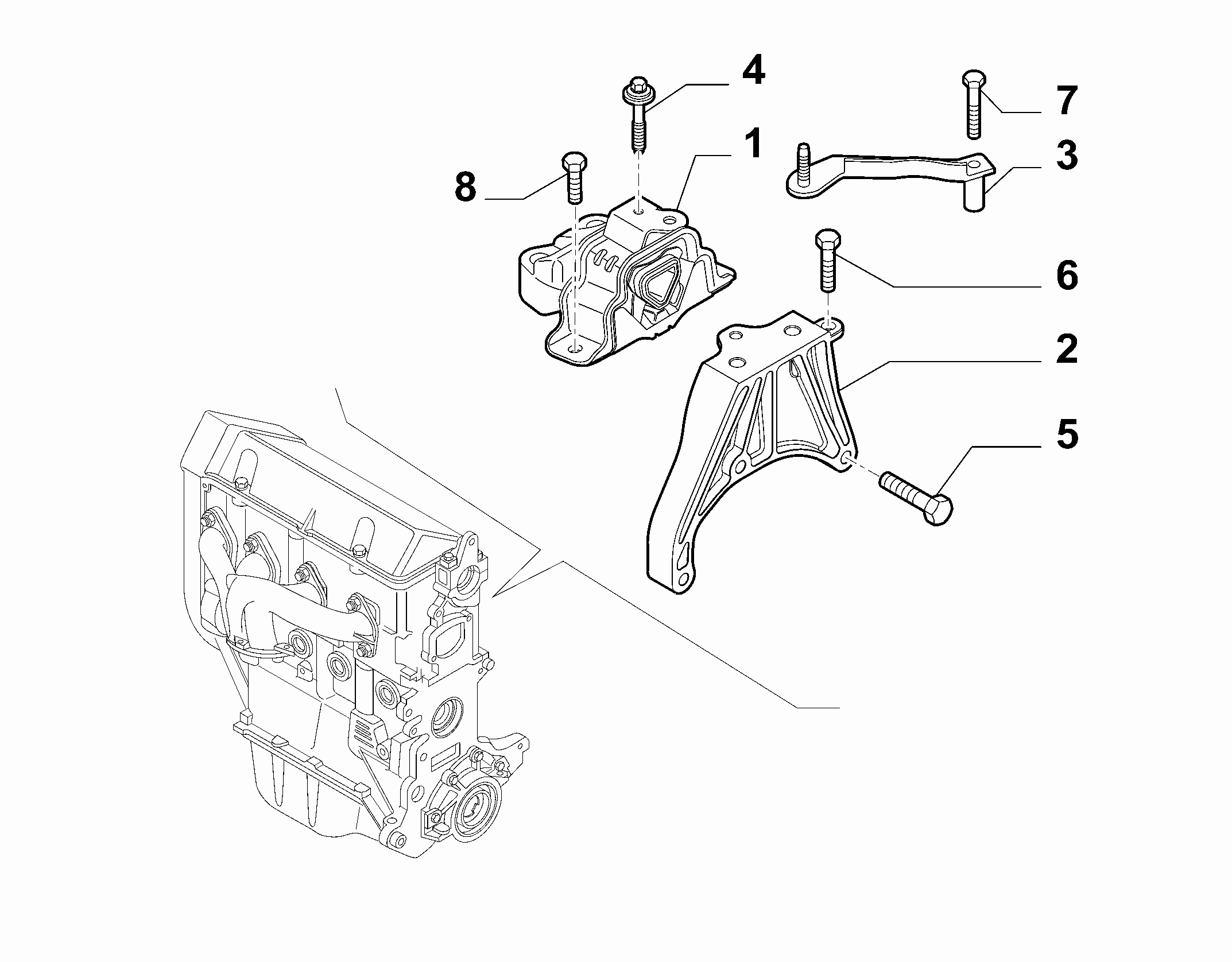 10002-020 GEARBOX INLET SCREW ANCHOR SUSPENSION