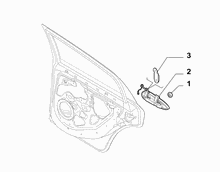 70136-060 FRONT DOOR HANDLE