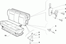 70613/00 REAR SEAT 