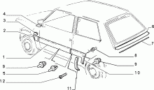 70712/00 НАРУЖНЫЕ НАКЛАДКИ И УПЛОТНИТЕЛИ 