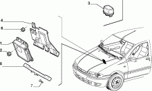 21222/00 НАРУЖН. ОРГАНЫ УПР. АВТОМ. КПП