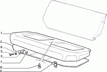 70613/00 REAR SEAT 
