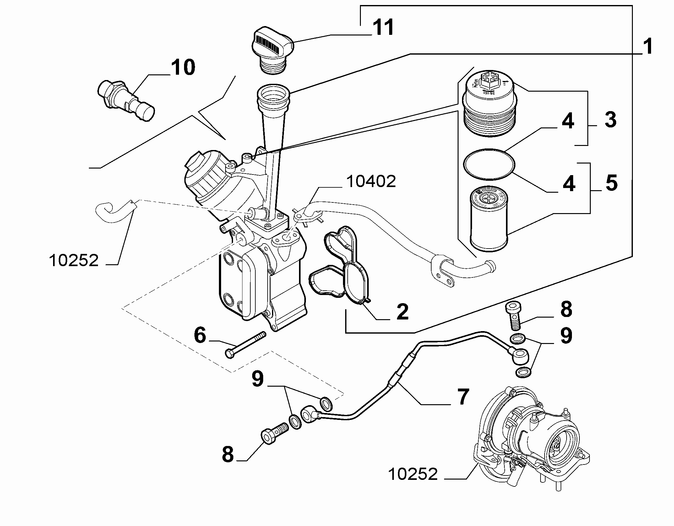 10301-040 OIL FILTER SUPPORT