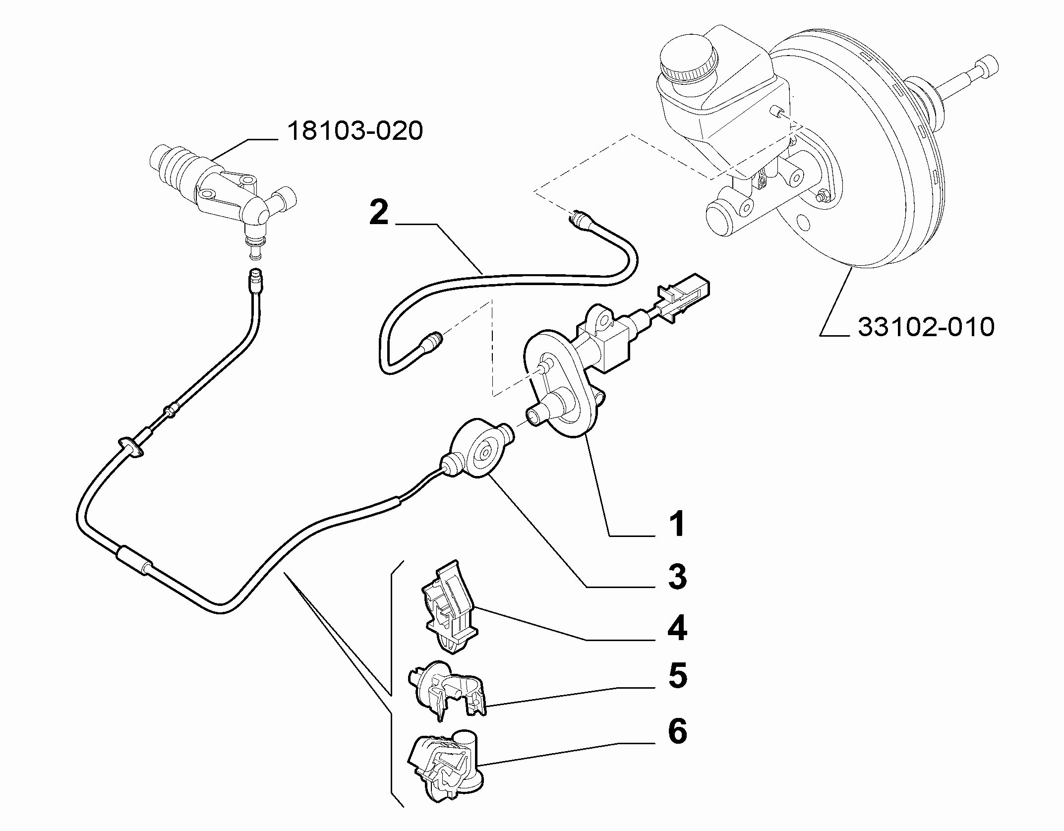 18103-010 CLUTCH PUMP AND CASING