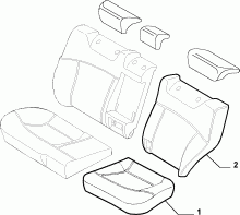 70615/03 REAR SEAT LINING