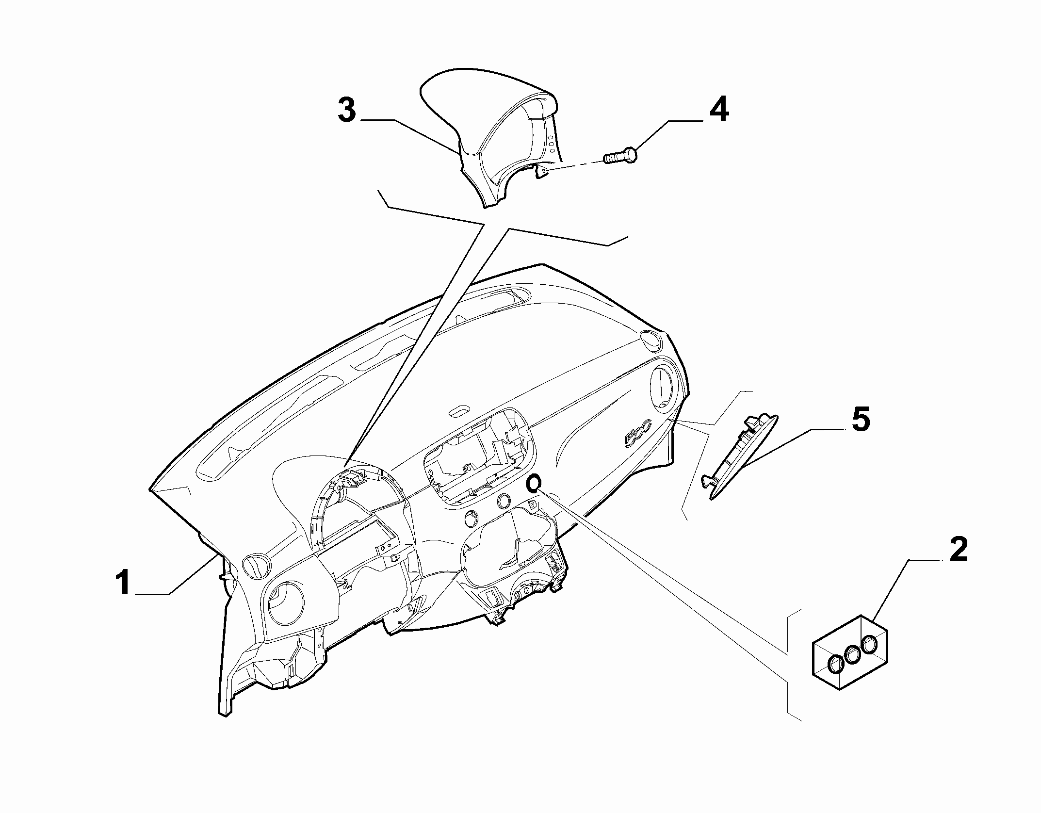 70502-010 DASHBOARD INSTRUMENT HOLDER
