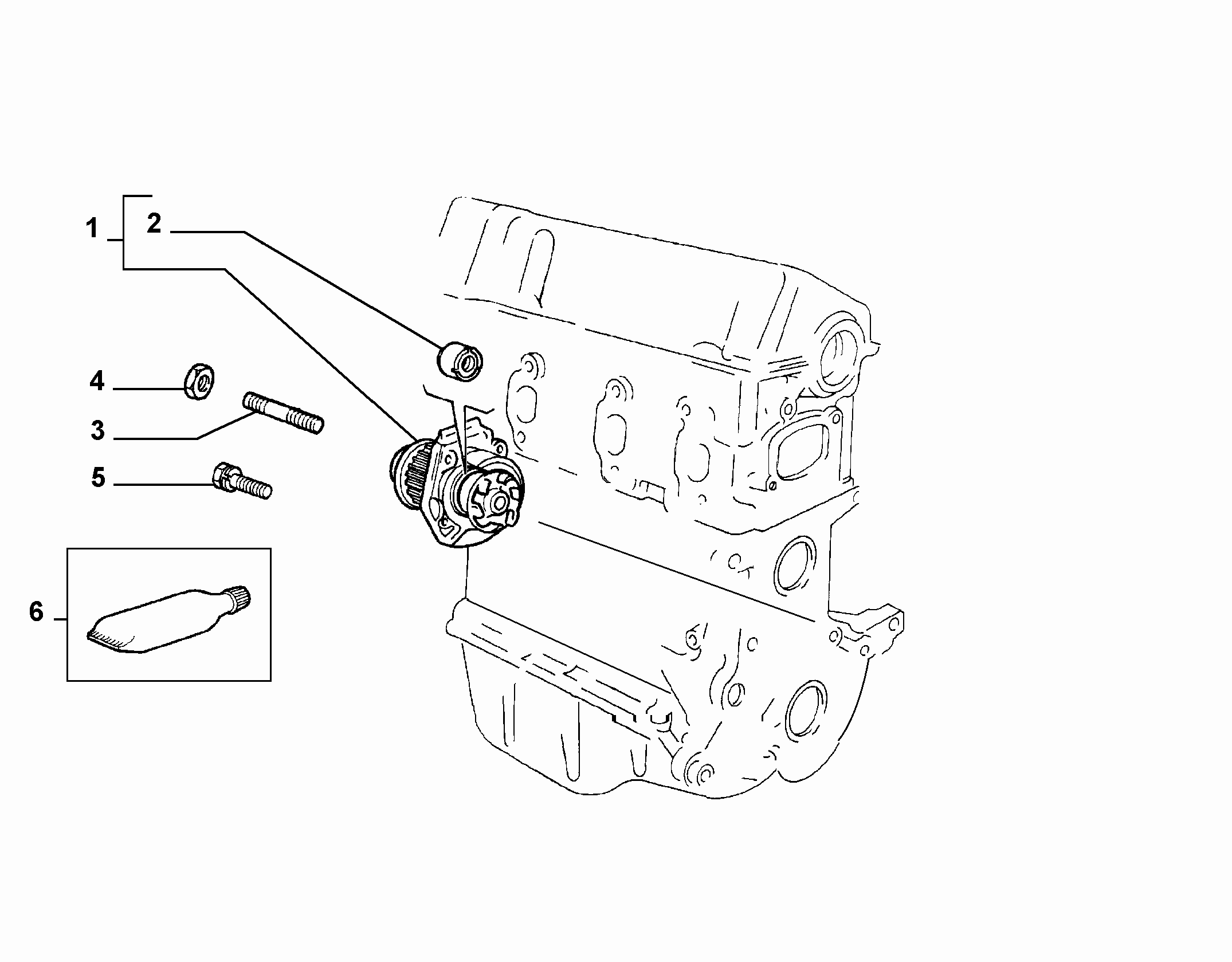 10402-010 WATER PUMP AND GASKETS