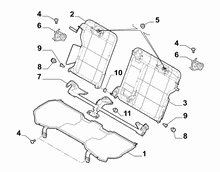 70613-020 REAR SEAT FRAME