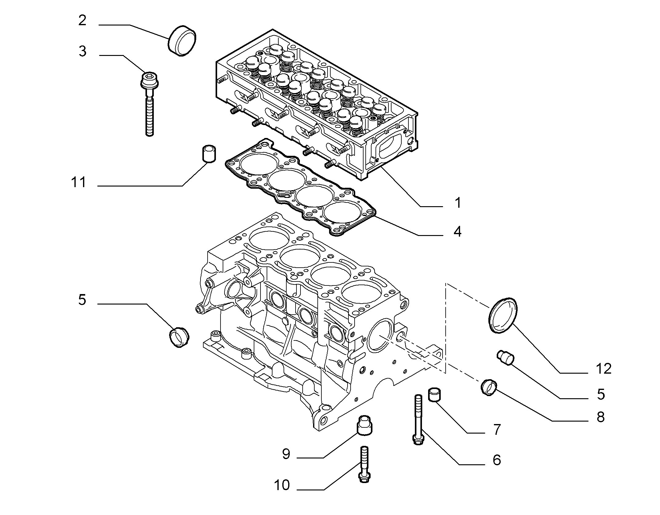 10101/15 CRANKCASE AND CYLINDER HEAD