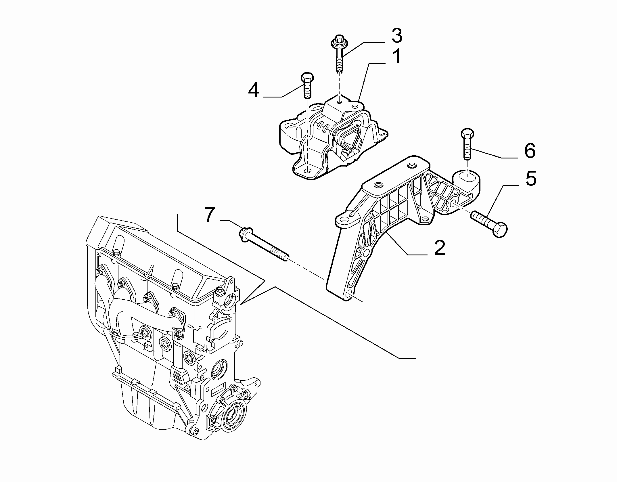 10002-020 GEARBOX INLET SCREW ANCHOR SUSPENSION