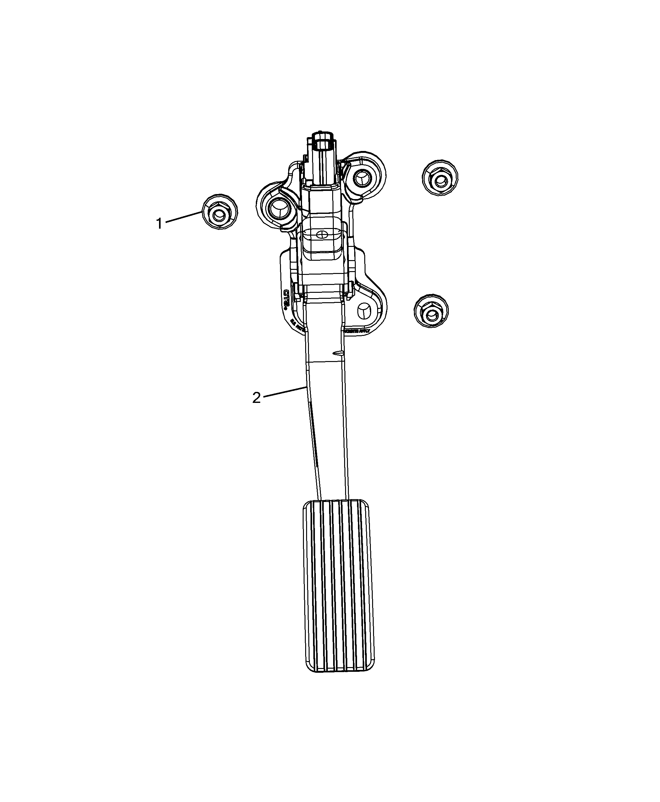 10222-010 ACCELERATOR PEDAL COMMAND