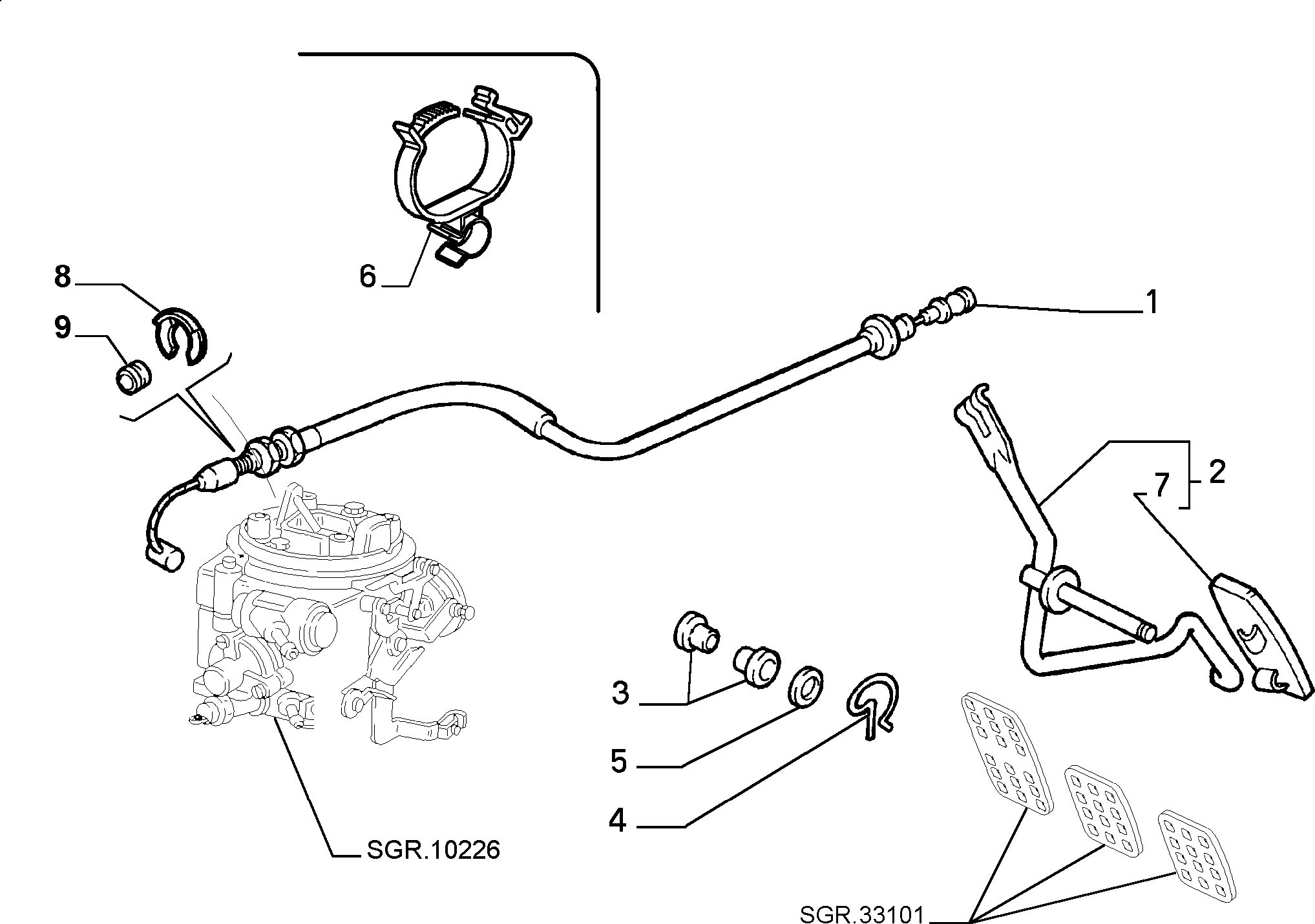 10222/00 ПРИВОДЫ АКСЕЛЕРАТОРА