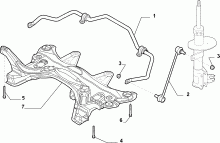 44301-040 ПЕРЕДНЯЯ ПОДВЕСКА