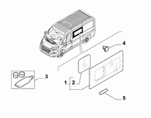 70156-015 QUARTER GLASS FOR COMMERCIAL VEHICLES