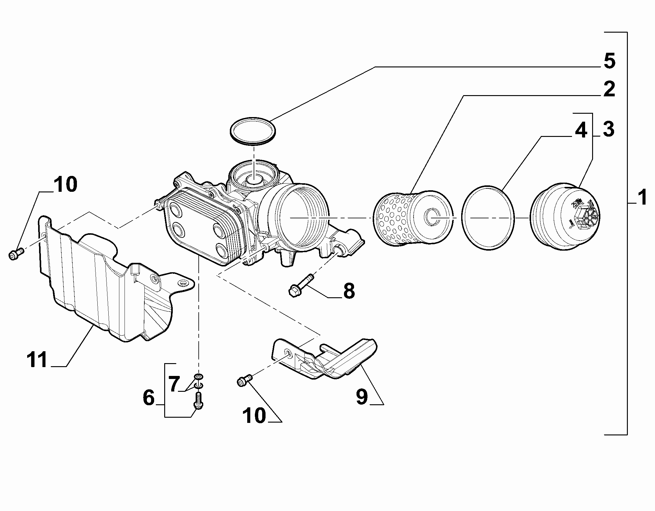 10301-040 OIL FILTER SUPPORT