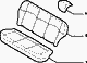 70615/00 REAR SEAT LINING