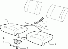 70613/00 REAR SEAT