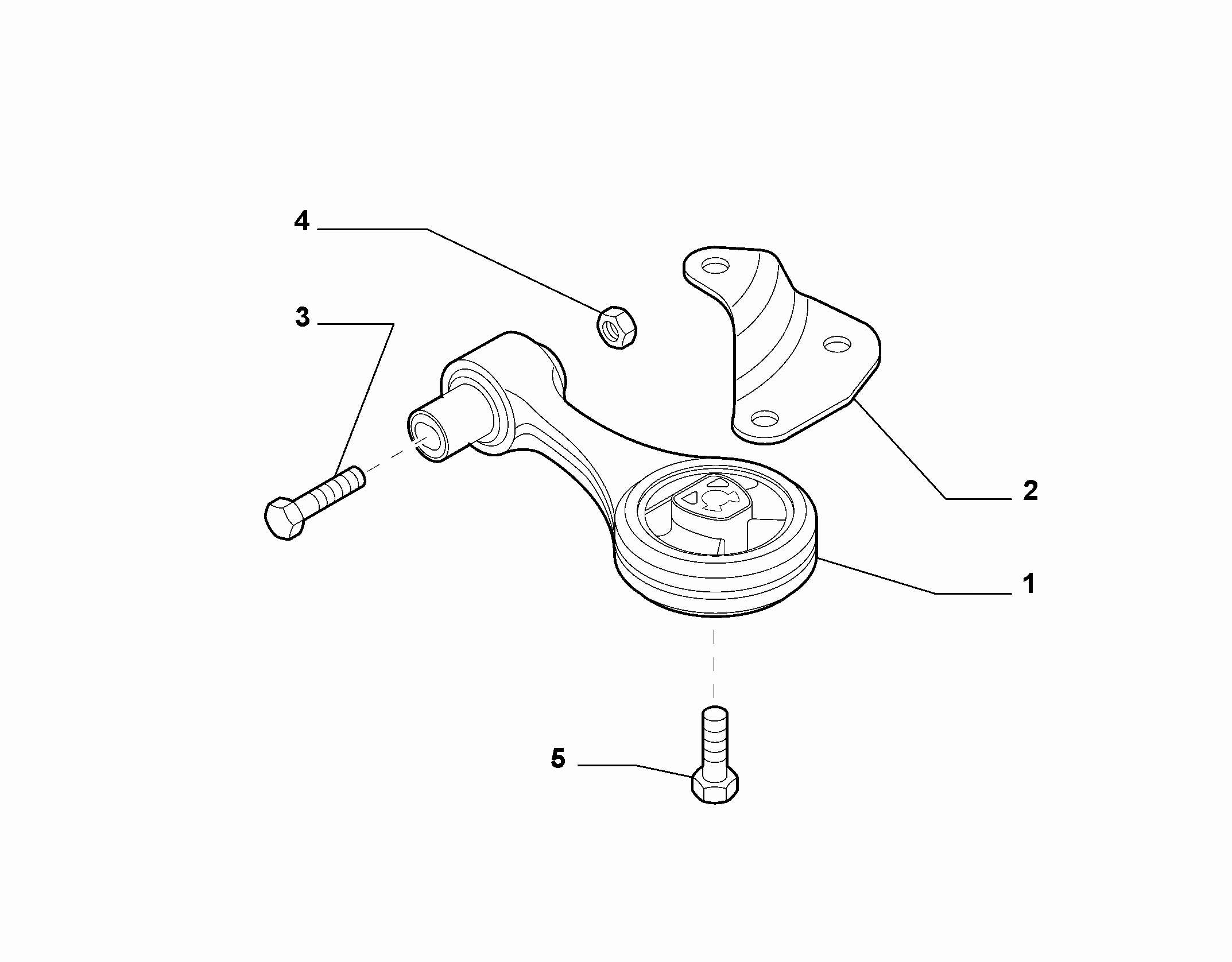 10002-030 AXLE INLET SCREW ANCHOR AND TENSION ROD SUSPENSION