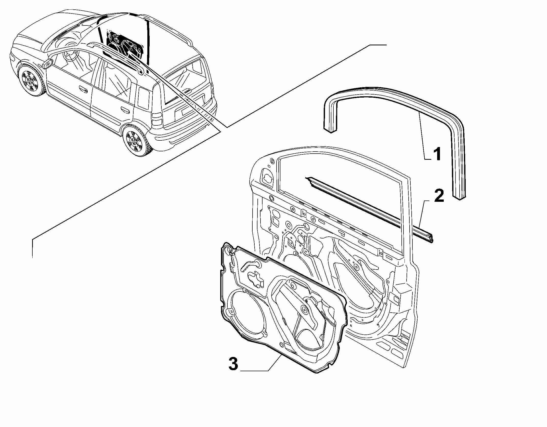 70129-070 FRONT DOOR TRIM