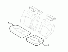70615/04 REAR SEAT LINING