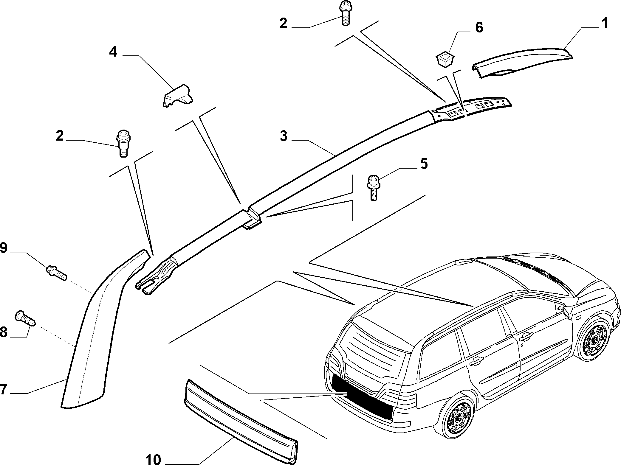 70712/05 НАРУЖНЫЕ НАКЛАДКИ И УПЛОТНИТЕЛИ