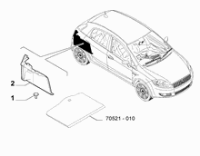 70526-010 BAG STORAGE INTERNAL SIDE LINING