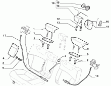 70613/03 REAR SEAT