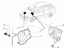 38115/00 ЩИТКИ ШАССИ 