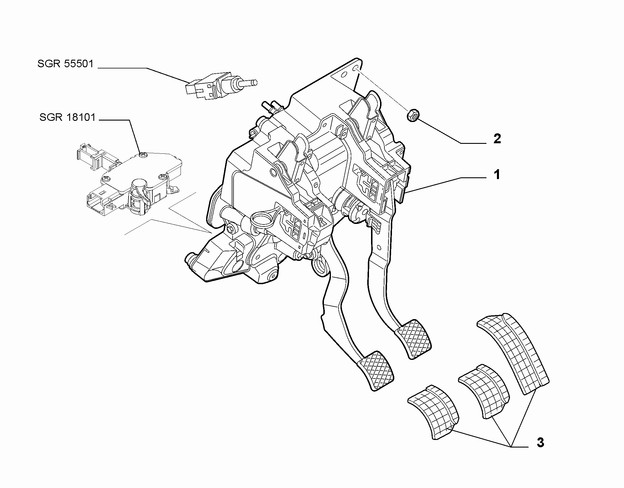 33101-010 RUDDER BAR