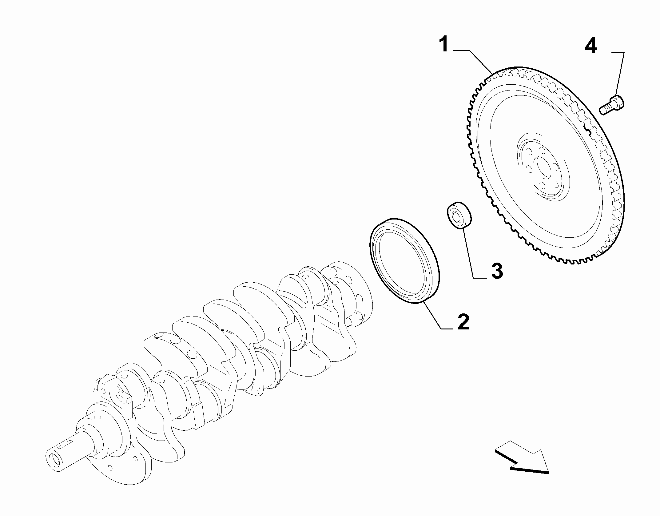 10103-020 FLYWHEEL