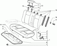 70613/01 REAR SEAT