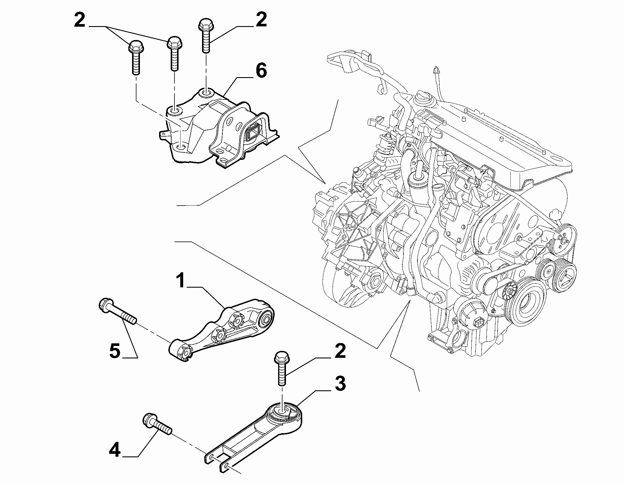 10002-020 GEARBOX INLET SCREW ANCHOR SUSPENSION