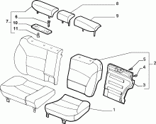 70613/01 REAR SEAT