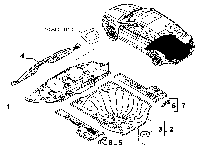 70006-020 REAR FLOOR PANEL